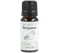 Nikura Bergamot Essential Oil - 10ml | 100% Pure Natural Oils | Perfect for Aromatherapy, Diffusers for Home, Humidifier, Bath | Great for Self Care, Candle Making, Soap | Vegan & UK Made