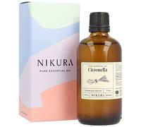 Nikura Citronella Essential Oil - 100ml | Great for Candle Making, Wax Melts, Aromatherapy Oil, Natural Soap Making | Cleaning Supplies | 100% Pure Natural Oils | Vegan