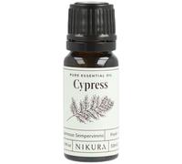 Nikura Cypress Essential Oil - 10ml | 100% Pure Natural Oils | Perfect for Aromatherapy, Diffusers, Humidifier, Bath | Great for Self Care, Skin | Vegan & UK Made