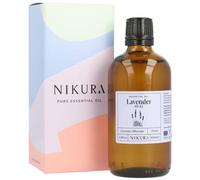Nikura Lavender 40/42 Essential Oil - 100ml | 100% Pure Natural Oils | Perfect for Aromatherapy, Diffusers, Soap Making, Candle Making | Great for Sleep, Skin, Hair Care | Vegan & UK Made