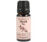 Nikura Myrrh Essential Oil - 10ml | 100% Pure Natural Oils | Perfect for Aromatherapy, Diffusers, Soap Making, Candle Making | Great for Skin, Headache Relief | Vegan & UK Made