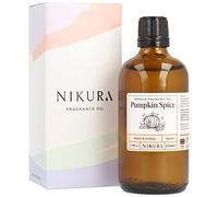 Nikura Pumpkin Spice Fragrance Oil - 100ml | Perfect for Soap Making, Candle Making, Wax Melts, Diffusers | Great for use in Bath Bombs, Perfume Oil, Potpourri | Vegan & UK Made