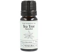 Nikura Pure Australian Tea Tree Essential Oil for Skin, Nail Fungus, Face, Hair, Acne, Piercings, Head Lice | Diffuser Oil for Home, Candle & Soap Making | 10ml | Vegan & UK Made