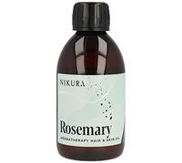 Nikura Rosemary Oil for Hair Growth & Skin Care - 250ml | Hair Oils for Hair Growth, Skin Serum, Beard Growth | Treatment Oil with Almond, Jojoba, Argan Oil & Rosemary Oil | UK Made & BPA Free