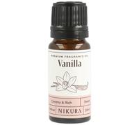 Nikura | Vanilla Fragrance Oil - 10ml | Perfect for Soap Making, Candle Making, Wax Melts, Diffuser | Great for use in Bath Bombs, Perfume Oil, Perfume Scents, Potpourri | Vegan & UK Made