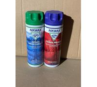 Nikwax Down Wash + Down Proof Twin Pack - Cleaner and Wash-In Waterproofer for Down Jackets, Sleeping Bags and Outdoor Gear, 2 x 300ml