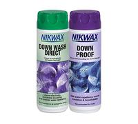 Nikwax Down Proof & Down Wash Direct Twin Pack for Waterproofing and Cleaning Down Jackets