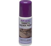 Nikwax FABRIC & LEATHER PROOF, Sponge-on Waterproofer for Fabric, Leather, Combination Footwear, Waterproofs, Maintains Texture and Revives Breathability, Keeping Your Feet Warmer and Drier - 125ml