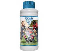 Nikwax Sports Refresh - Sports Wash Detergent & Odour Eliminator, Deodorising Cleaner for Activewear, Gym Clothes & Kits - Removes Sweat & Prevents Odour Build-Up, Fresh Scent (1 Litre)