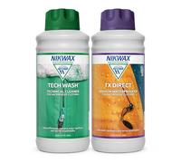 Nikwax Tech Wash & Tx.Direct Twin Pack 1 Litre - Blue/Green, Blue/Green One Size