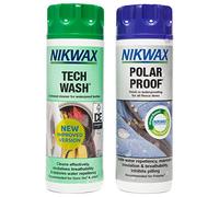 Nikwax Tech Wash/Polar Proof Twin Pack Clean/Proof Value Pack - 0.3lt