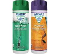 Nikwax Tech Wash & TX Direct Twin Pack Cleaning Waterproof Clothing 2 x 300ml