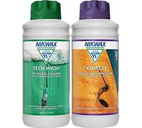 Nikwax Tech Wash & TX Direct Twin Pack Cleaning Waterproof Outdoor Clothing