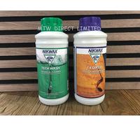 NIKWAX TECH WASH & TX DIRECT TWIN PACK CLEANING WATERPROOFING outdoor gear Kit