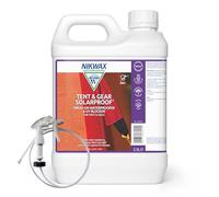 Nikwax TENT & GEAR SOLARPROOF Spray-on Waterproofer 2.5L with Spray-Head Attachment, Tent Waterproofing Spray and UV Blocker for Synthetic Textiles, Adds Water Repellency, Increases Fabric Strength
