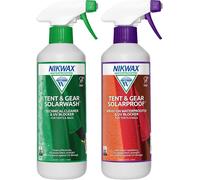 Nikwax Tent & Gear SolarWash & SolarProof 2x 500ml - - Size: ONESIZE