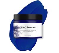 Nila Blue Powder Moroccan, Daily Face Mask, Brightening Masque Powder, Reclosable Pack For Dry Sensitive Skin, Best Peel Off Face Mask for Blackhead Removal, Anti-Aging, Hydrating & Soothing, 100g