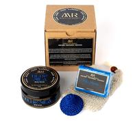 Nila Body Scrub Gift Set | Exfoliating Sugar Scrub + 200g Blue Nila Soap + Exfoliating Soap Pouch + Moroccan Crochet Foot Scrubber | Brightening & Hydrating Full Body Care Kit