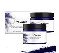 Nila Powder Moroccan, Natural Blue Nila Powder, Peel off Face Masks Skincare for Elasticity, Hydrating, Glow, Glass Skin, Anti-Aging, Hydrating and Soothing, Suitable for All Skin Types (2PC)