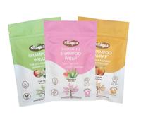 Nilaqua Biodegradable Rinse Free Shampoo Wrap - Trio Pk - 3pk - 1
