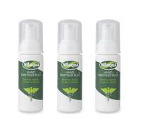 Nilaqua Hand Sanitiser Plus Foam 50ml- Waterless Hand Cleanser - Kind to Hands, Cruel to Germs - No Water Required - Gentle Skin Formula - Travel Friendly - 3 Pack