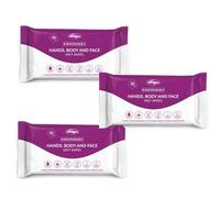 Nilaqua Hands, Body and Face Wipes | 30 Pack Super Soft, Biodegradable and Compostable | Fragrance Free and Paraben | Adult Hygienic Plastic Free Wet Wipes 3 Packs