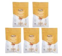 Nilaqua No Rinse Shampoo Cap - World's First Biodegradable Bamboo Wrap With Oatmilk & Honey Fragrance - 5 Pack