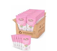 Nilaqua NO Rinse Shampoo Wrap, Biodegradable Rinse-Free Shampoo Cap, Waterless Hair Wash Apple & Jasmine/Oatmilk & Honey/Watermelon & Aloe Vera Fragrance (Pack of 12, Watermelon & Aloe Vera)