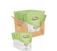 Nilaqua NO Rinse Shampoo Wrap, Biodegradable Rinse-Free Shampoo Cap, Waterless Hair Wash Apple & Jasmine/Oatmilk & Honey/Watermelon & Aloe Vera Fragrance (Pack of 24, Apple & Jasmine)