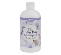 Nilaqua Pets Older Dogs No Rinse Shampoo 500ml | Calming Green Tea and Cucumber Fragrance | Soft and Kind Vitamin E Infused | Perfect For Incontinence | Rinse Free No Water Shampoo For Senior Dogs