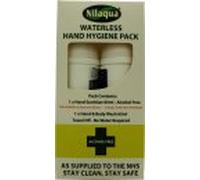 Nilaqua Waterless Hand Hygiene Pack 65ml Hand Sanitiser + 65ml Hand Wash