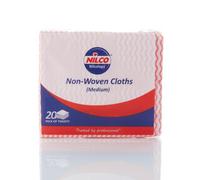 Nilco All Purpose Bathroom Red Colour Coded Cleaning Cloths 30X35Cm Nca002
