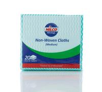 Nilco All Purpose Food Bar Green Colour Coded Clean Cloths 30X35Cm Nca004