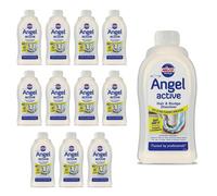 Nilco Angel Active 12L Hair Sludge Dissolver Fast Act Plughole Unblocker 12X 1L