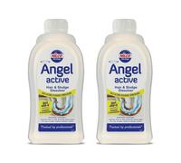 Nilco Angel Active 2L Hair Sludge Dissolver Fast Act Plughole Unblocker 2X1Litre