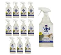 Nilco Angel Clear 12L Mould Algae Remover Cleaner Walls Tiles Pvc Patios 12X 1L