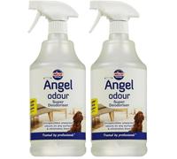 Nilco Angel Odour Super Deodoriser 1L Lifts & Removes Tough Lingering Odours, for Use On Any Surface and Fabric, Indoors or Outdoors, Pet Smells, Body Smells, Smoke, Cooking |NIL083 (Pack of 2)