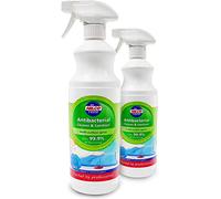 Nilco Antibacterial Cleaner and Sanitiser 1 Litre Multi-Surface Spray x 2 Bottles