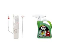 Nilco Battery Powered Sprayer - Cordless Electric Cleaning Spray Gun with Power Lance & CarPlan Demon Snow Foam Car Shampoo with Gun, 2 L