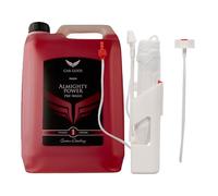 Nilco Battery Powered Sprayer & Fogger - Cordless Electric Cleaning Spray Gun with Power Lance & Car Gods Pre Wash & All Purpose Car Cleaner 5L