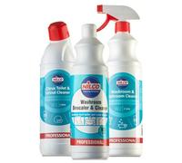 Nilco Citrus Toilet Washroom Bathroom & Urinal Descaler Cleaner Bundle Kit