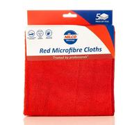 Nilco Microfibre Cloths Non-Abrasive Absorbent Cloths Colour Coded Red Nca010