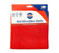 Nilco Microfibre Cloths Red - 5 Pack 5 Pack Red