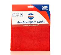 Nilco Microfibre Cloths Red - 5 Pack 5 Pack Red