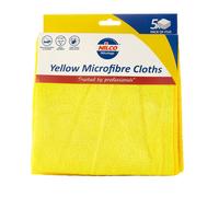 Nilco Microfibre Cloths Yellow - 5 Pack 5 Pack Yellow