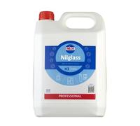 Nilco Nilglass Professional Glass & Mirror Cleaner, Streak-Free Shine, Powerful Degreasing Formula, Ready to Use, Cleaning Solution for Windows, Mirrors, and Glass Surfaces,5 Litre