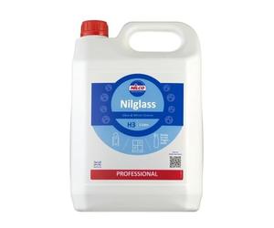 Nilco Nilglass Professional Glass & Mirror Cleaner, Streak-Free Shine, Powerful Degreasing Formula, Ready to Use, Cleaning Solution for Windows, Mirrors, and Glass Surfaces,5 Litre