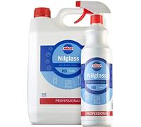 Nilco Nilglass Professional H3 Glass & Mirror Cleaner 1 Litre Spray + 5 Litre Refill Set