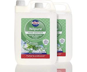 Nilco Nilpure Moisturising Fragranced Tea Tree and Mint Scented Hospital Grade Hand Sanitiser -5L x 2