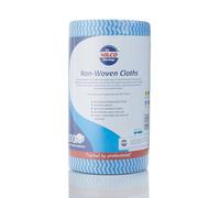 Nilco Non-Woven All-Purpose Cleaning Cloths - Durable Viscose and Polyester Blend, Effective Stain and Dirt Removal, Blue 100 Sheets